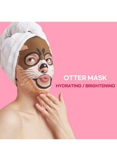 Epielle Character Sheet Masks Korean Animal Spa Mask For All Skin Types Spa Gifts For Women Birthday Party Gift For Her Kids Girls Night Skincare Party Stocking Stuffers (Assorted 6 Pk)  - Image 5
