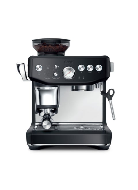 The Barista Express Impress - Bean to Cup Coffee Machine with Grinder and Milk Frother, Black Truffle - UAE Version, 2 Year Warranty