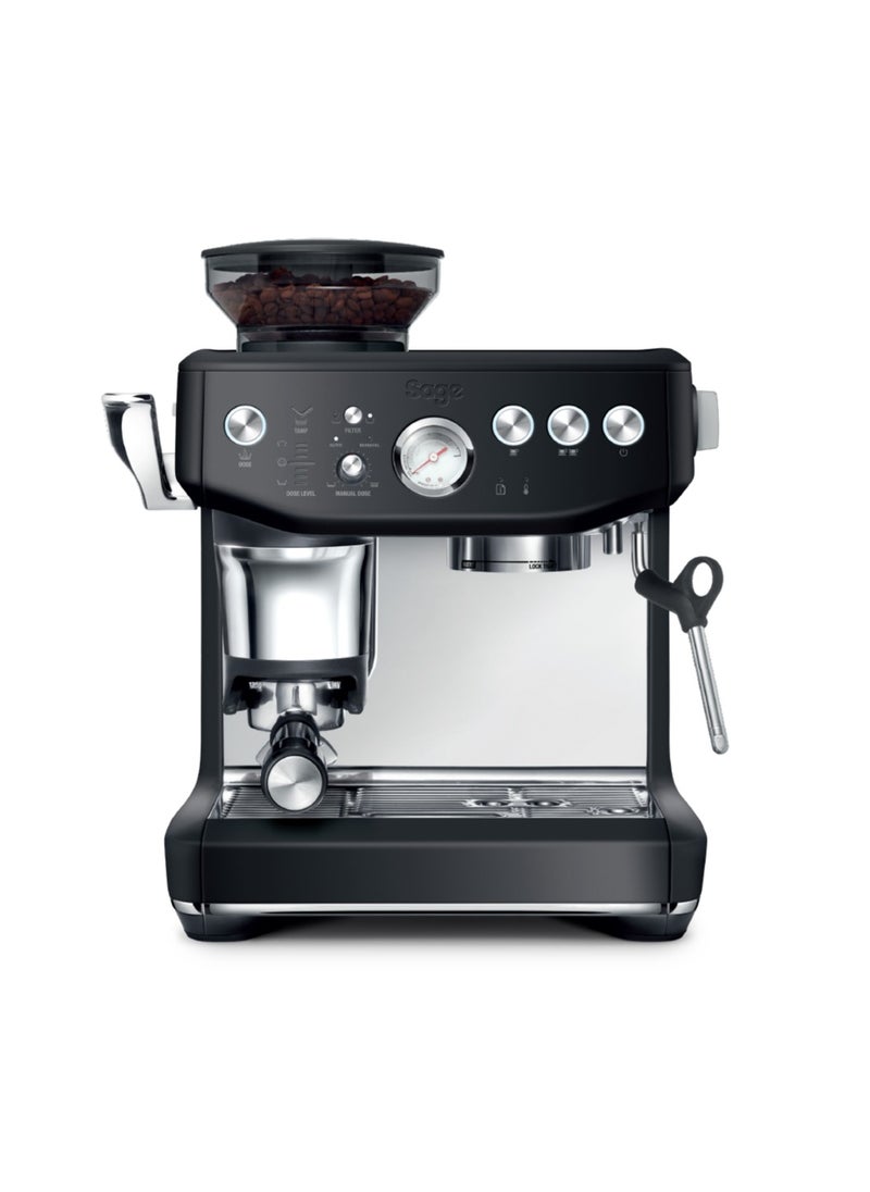 Sage - Barista Express Impress - Bean to Cup Coffee Machine with Grinder and Milk Frother, Black Truffle - UAE Version, 2 Year Warranty - Image 1
