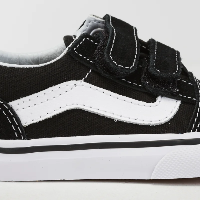 VANS Kids' Old Skool Unisex Velcro Shoes (Baby & Toddler)