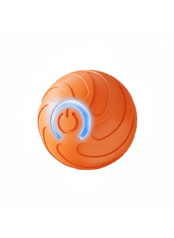 Smart Gravity Jumping Ball Dog Toy – Interactive Self-Play Vibrating & Bouncing Pet Toy for Dogs & Cats, Gravity Motion Design, Chew Ball for Indoor Exercise & Playtime (Orange) - Image 1