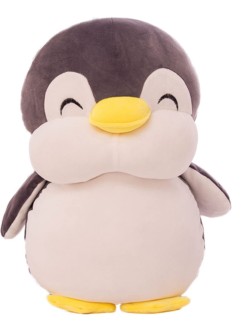 TONGSONG 12 Inch Plush Penguin Stuffed Animal Hugging Pillow with Smile Face Cuddly Penguin Plushie Toy for Kids and Lovers - Image 2