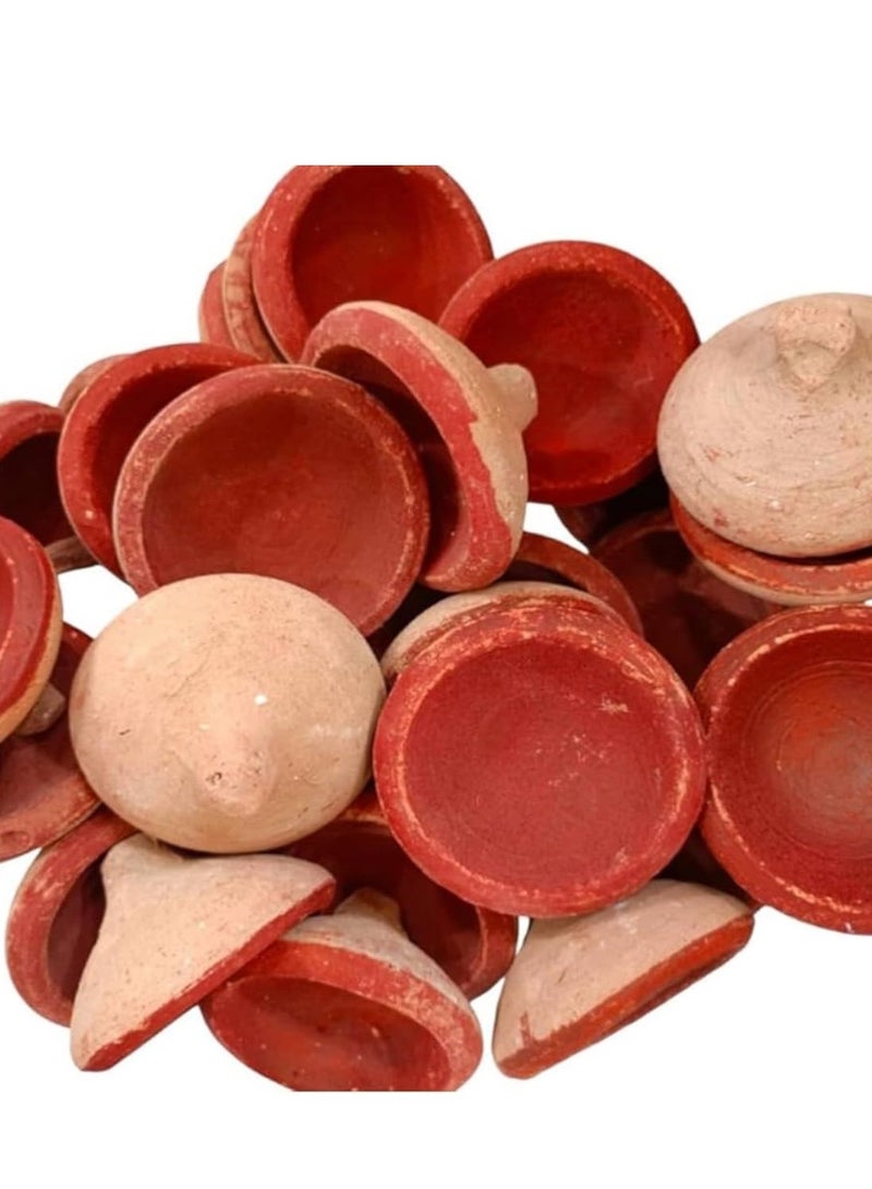 Al Kassal Moroccan Aker Fassi Powder – Traditional Red Natural Plant-Based Beauty Color – Handmade Moroccan Clay Pot - Image 4