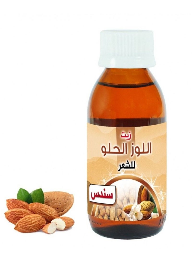 سندس زيت اللوز الحلو للشعر من سندس 100 مل - Image 2