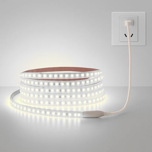 One94Store 8 Meter LED Rope Light for Decoration-Waterproof Decorative Lights, SMD Cove Light for Ceiling LED Pipe Light for Home Décor Led Strip Lights for Diwali Decoration (White) - Image 1