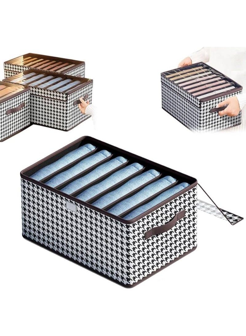 منظم ملابس مقسم للدولاب بغطاء شفاف