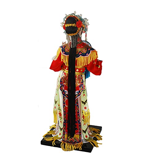 NW 12 Inch Chinese Traditional Handicraft Silk Figurine Collectible Chinese Ancient Character Ornaments for Home Decoration (1801) - Image 4
