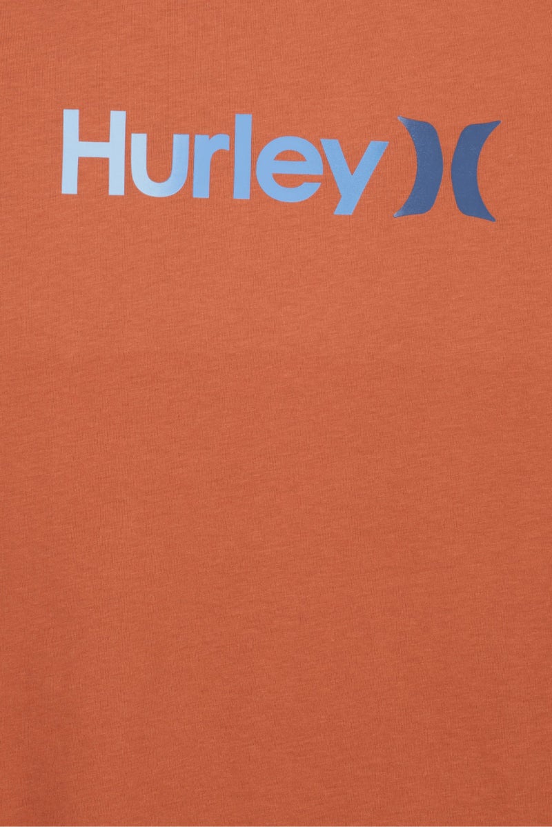 Hurley Men Sportswear Fit Short Sleeve Outdoor T-Shirt, Rust - Image 5