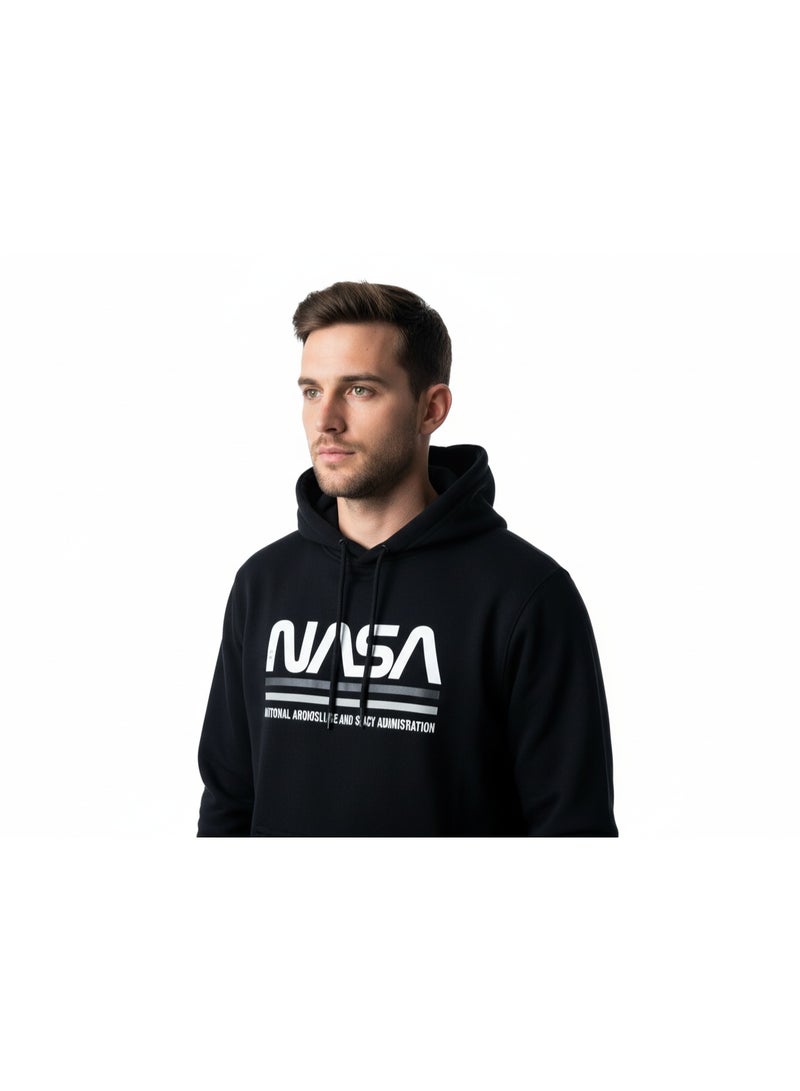 NASA HOODY MENS NASA PRINT  L/S HT - Image 2