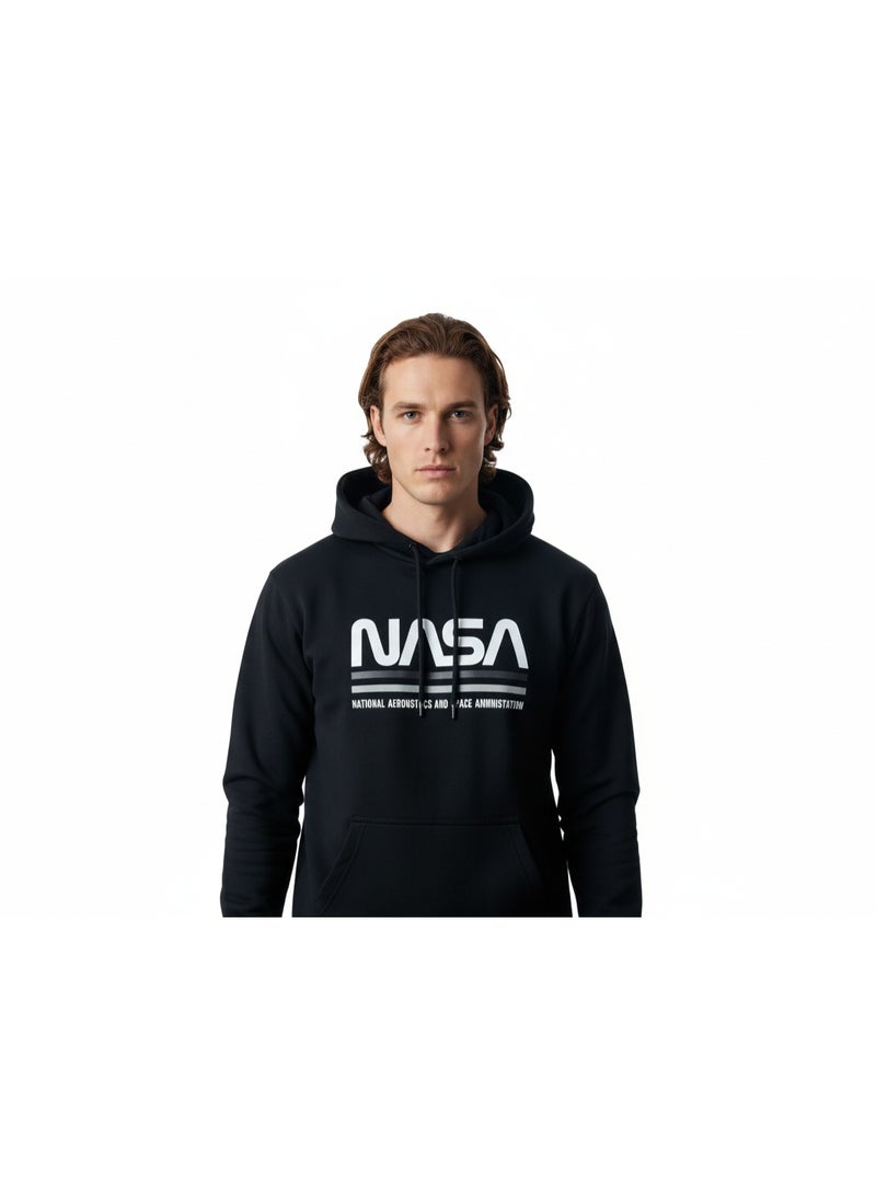 NASA HOODY MENS NASA PRINT  L/S HT - Image 1