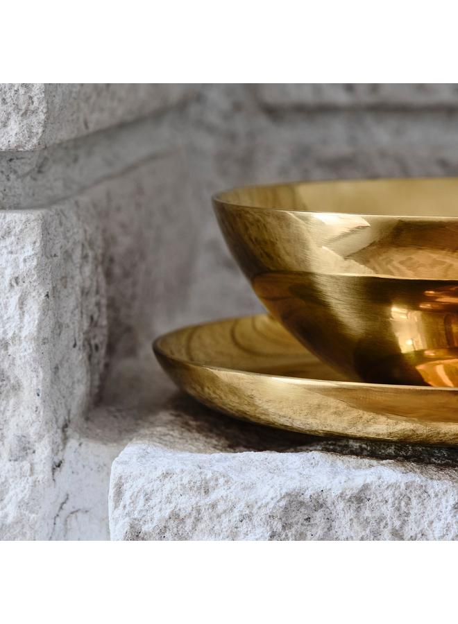 erorex Bowl And Dish, Brass-Colour - Image 5