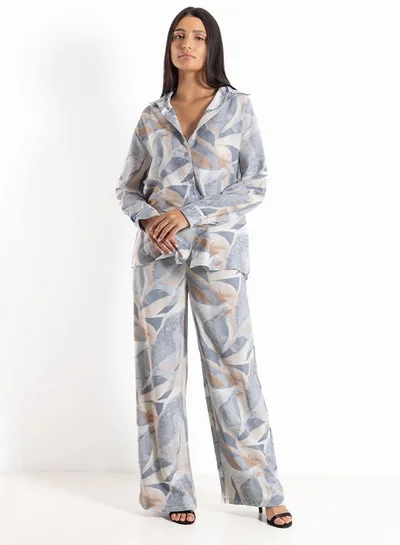 SHAPES ABSTRACT PRINT LIGHTWEIGHT SET