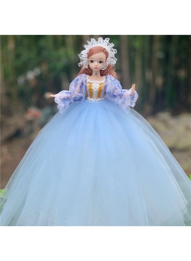 Large Douluo Mainland Small Dance Zhu Zhu Zhu Innocent Aloes Children's Girl Toy Doll Princess Manufacturers Wholesale-Color:Palace Blue - Image 1
