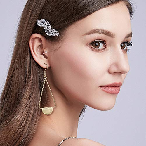 Tamhoo 20 Paris Assorted Dangle Earrings Set for Women, Fashion-Celtic Gold Bar Earrings for Teens Girls Cute Filigree Earrings - Image 4