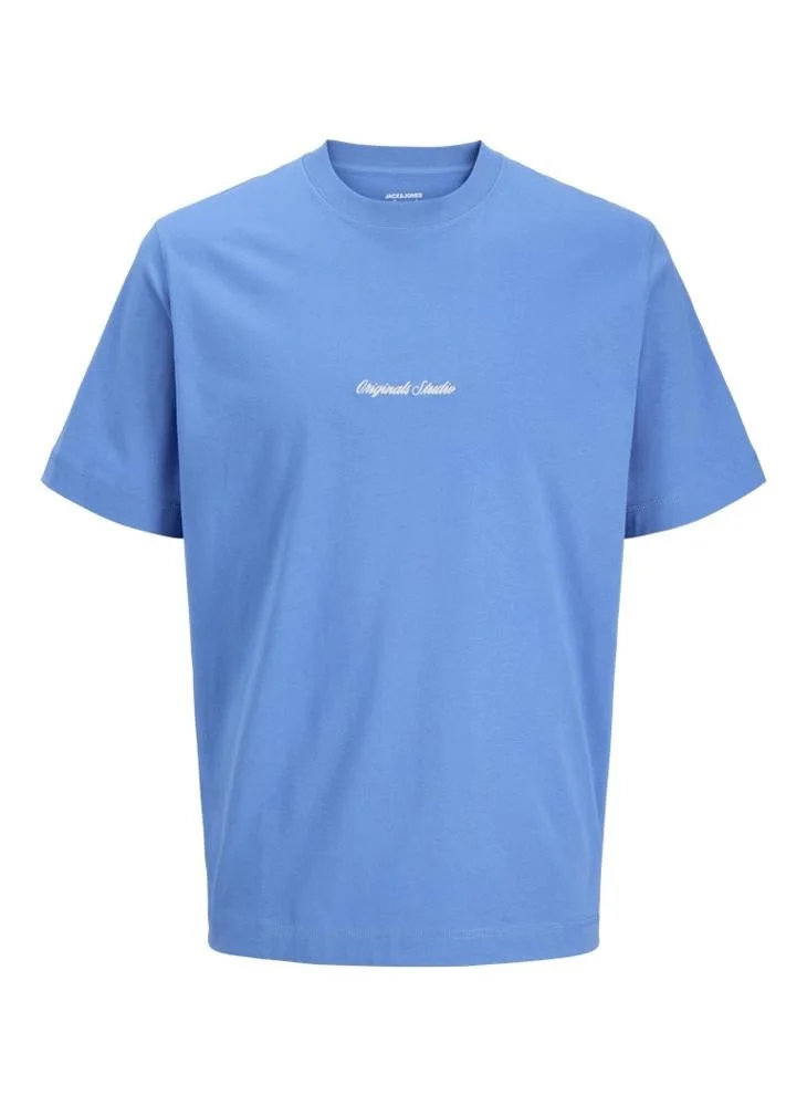 JACK & JONES  Logo Crew Neck T-Shirt for Men | Best Price UAE