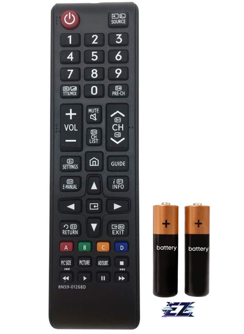 ELTRAZONE - Replacement BN59-01268D Samsung Remote Control for Samsung LED LCD Smart TV QE49Q7 QE55Q8 QE65Q9 QE75Q8 QE88Q9 UE32M5500 UE32M5520 UE40MU6400 with Battery - Image 1