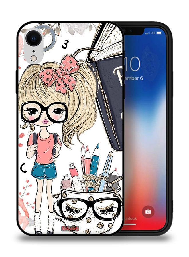 Tolwak Apple iPhone XR Protective Case Unicorn Girl Art - Image 1