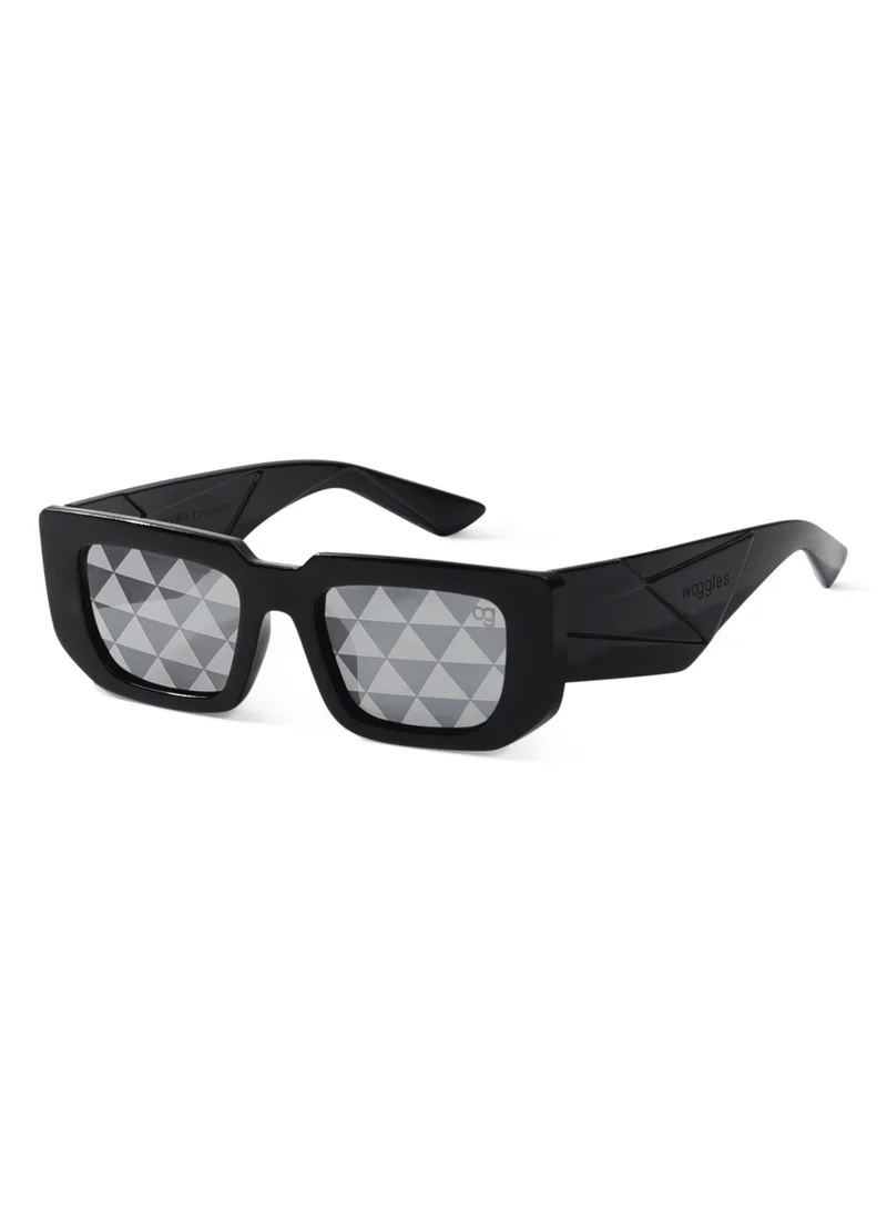 ووجلز UV Protection Rectangle Sunglasses| Men & Women