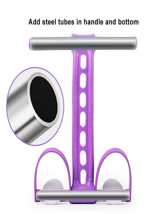 AIKOTOO Pedal Resistance Bands with Handles Exercise Bands Multifunction Tension Rope Fitness for Working Out Arm Abs Legs Stretch Bands - Image 5