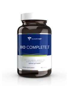 Gundry MD Bio Complete 3 Prebiotic, Probiotic, Postbiotic for Total Gut Health 120 Capsules 