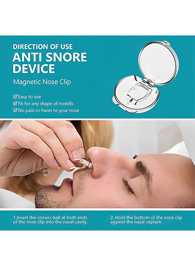 HY Snoring Devices Snoring Solution Silicone Magnetic Anti Snore Clipple Stop Snoring Nose Device Professional Sleeping Relieve Snore for Men Women (6 Pack)  - Image 5