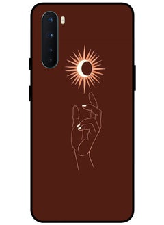 Protective Case Cover For OnePlus Nord Smart Series Printed Protective Case Cover for OnePlus Nord Hand Touching Sun