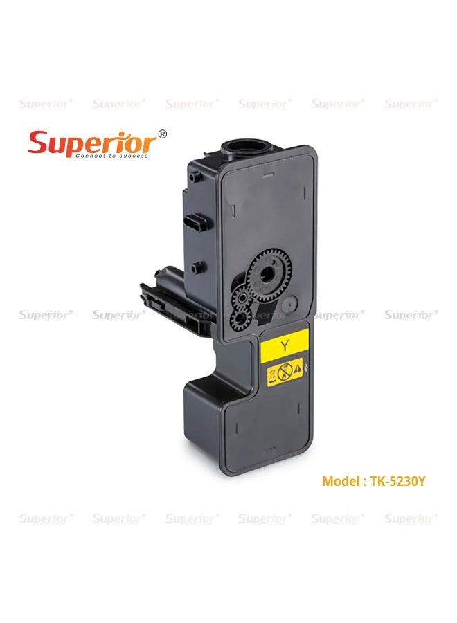 SOS Superior Superior TK-5230Y Yellow High Yield Compatible Toner Cartridge – For Kyocera ECOSYS M5521cdn / M5521cdw, ECOSYS P5021cdn / P5021cdw - Image 2