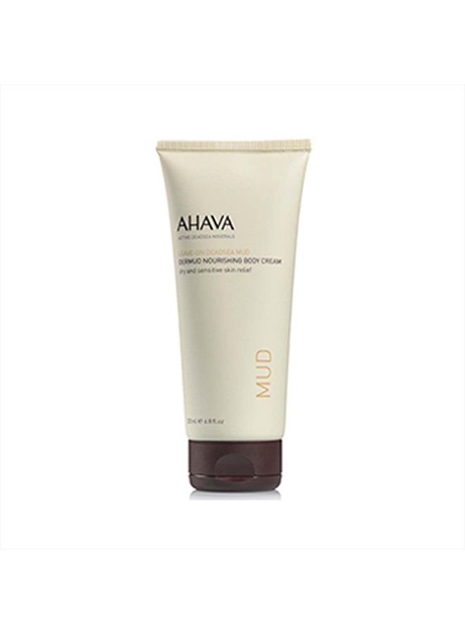 AHAVA Dermud Nourishing Body Cream, 6.8 Fl Oz - Image 1