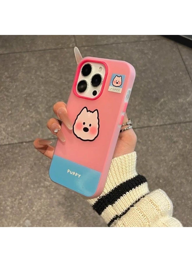 NIBEMINENT Skin Feel Jelly Shell Protective TPU Case Cover For iPhone 15 Pro Max, Pink