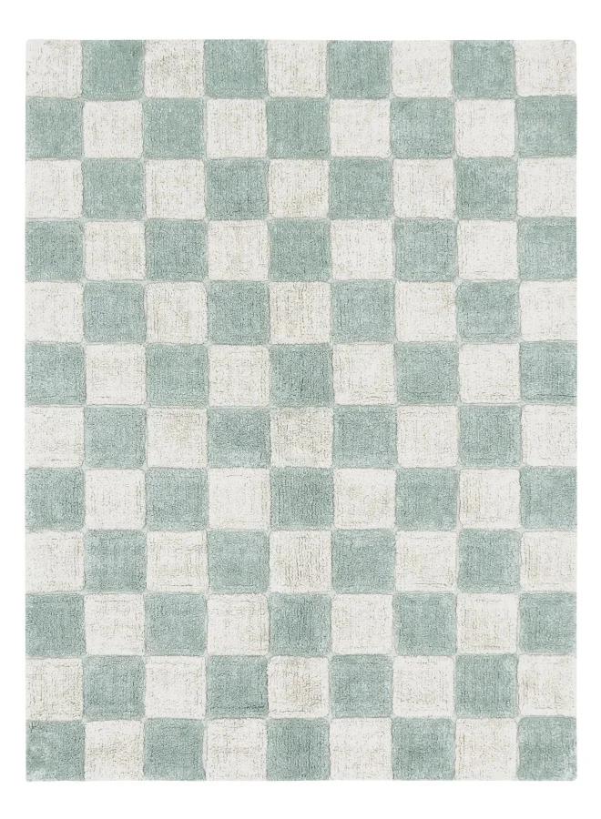 Lorena Canals Washable rug Kitchen Tiles Blue Sage