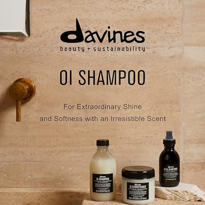 Davines OI SHAMPOO | NOURISHING SHAMPOO FOR ALL HAIR TYPES | SHINE, VOLUME, AND SILKY-SMOOTH HAIR EVERYDAY | 9.47 FL OZ - Image 3