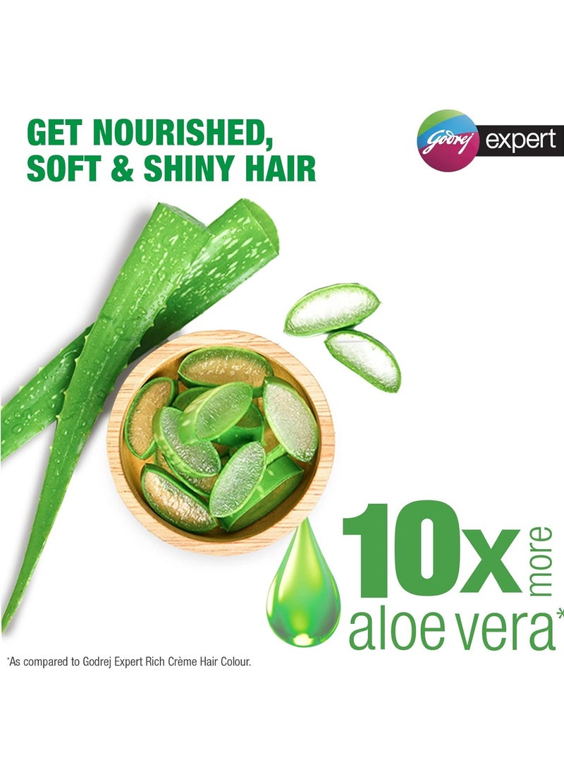 Godrej Expert Rich Creme Hair Color (Pack of 4) - 4.00 Natural Brown - Image 3