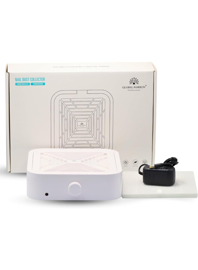 GLOBAL FASHION Professional Global Fashion Turbine Brushless Nail Dust Collector Super Suction, Low Noise, Energy Saving (CE & RoHS) | GF007  - Image 2