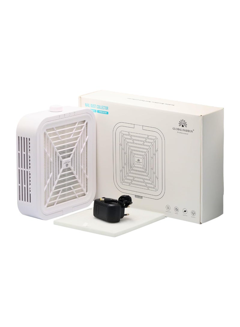 GLOBAL FASHION Professional Global Fashion Turbine Brushless Nail Dust Collector Super Suction, Low Noise, Energy Saving (CE & RoHS) | GF007  - Image 1