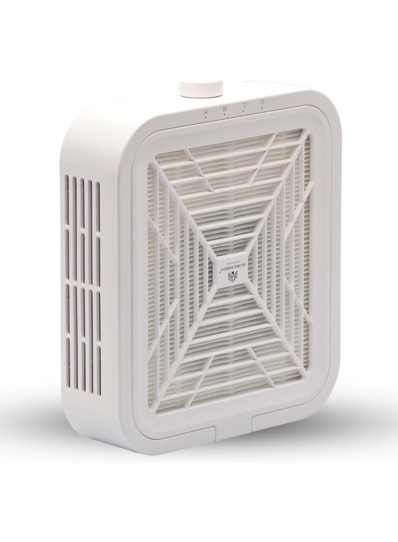 GLOBAL FASHION Professional Global Fashion Turbine Brushless Nail Dust Collector Super Suction, Low Noise, Energy Saving (CE & RoHS) | GF007  - Image 4