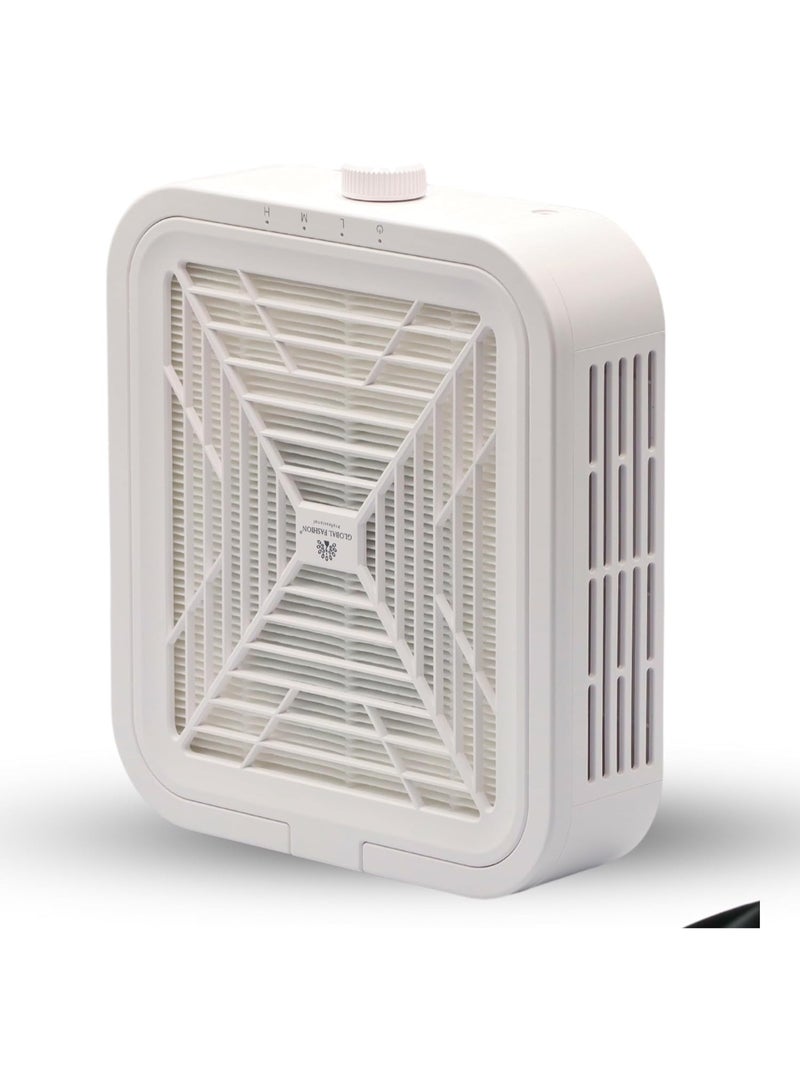 GLOBAL FASHION Professional Global Fashion Turbine Brushless Nail Dust Collector Super Suction, Low Noise, Energy Saving (CE & RoHS) | GF007  - Image 3