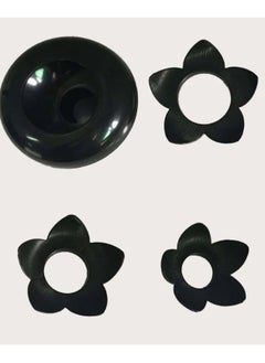 Generic A beautiful and distinctive black color storage box for toothpicks, cotton buds and dental floss  - Image 2