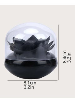 Generic A beautiful and distinctive black color storage box for toothpicks, cotton buds and dental floss  - Image 3