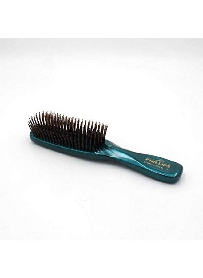 Phillips Brush Emerald Light Touch 6 Hair Brush Part Of The Gem Collection  - Image 2