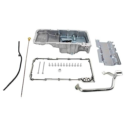 TRQ Engine Oil Pan Compatible with 98-02 Chevrolet Camaro Firebird 03-18 Chevy GMC Trucks - Image 1