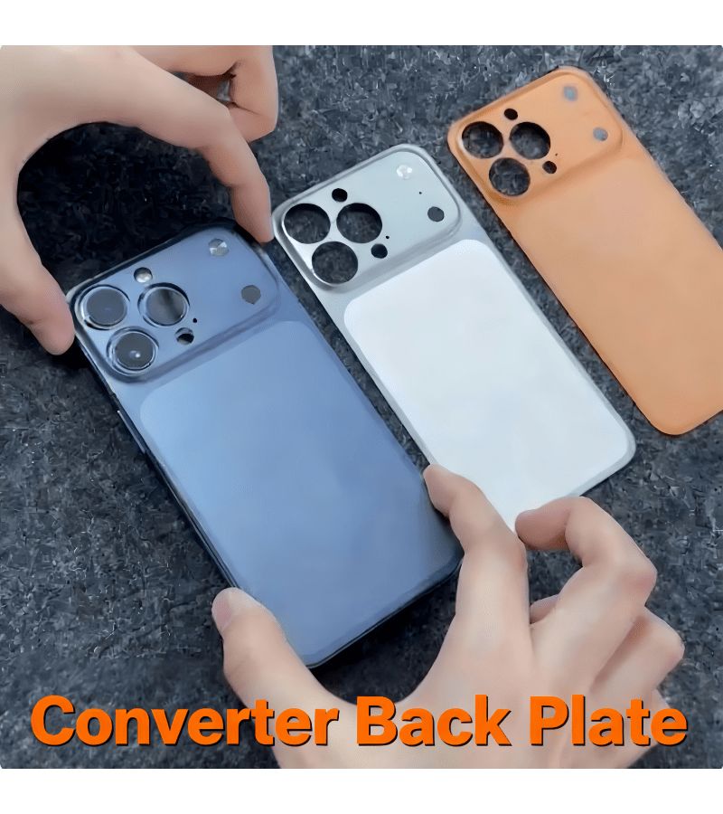 1. قطعة واحدة من اللوحة الخلفية المحولة لأجهزة iPhone 14، 15، 16 Pro، Pro Max – ترقية من 15 Pro إلى 17 Pro واقي شاشة زجاجي مقسّى فوري يحوّل إلى غطاء خلفي لـ 17 Pro و 17 Pro Max فضي – مقاوم لبصمات الأصابع والخدوش - Image 2