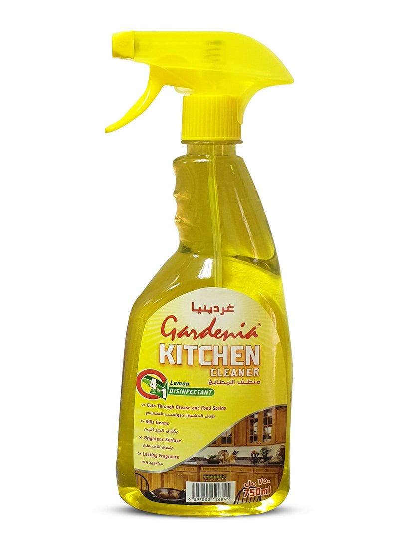 Gardenia - Kitchen Cleaner Lemon 750ml Pack of 3 - Image 1