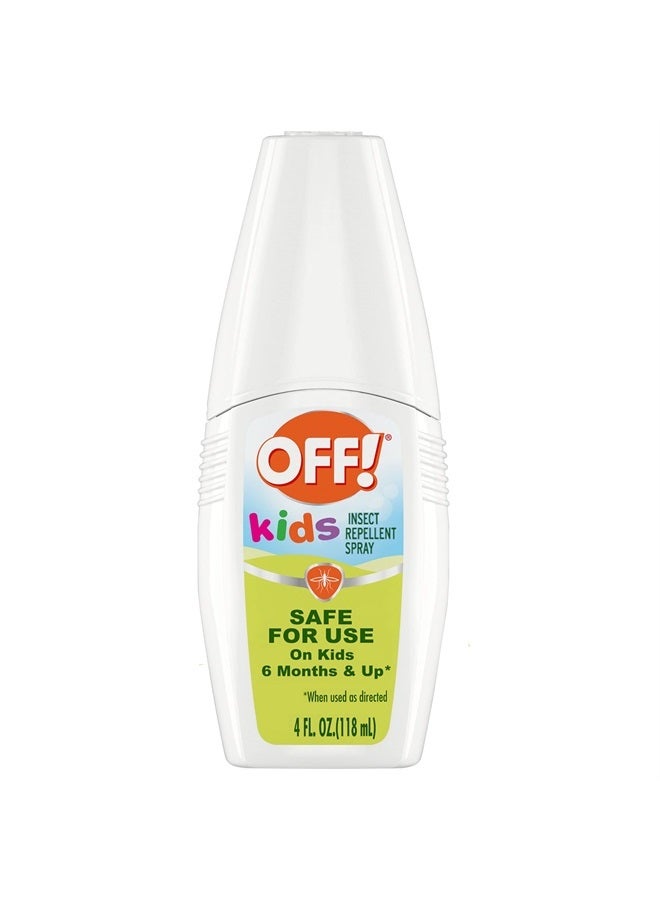 OFF! Kids Insect Repellent Spray, 100% Plant Based Oils, Safe for Use On Babies, Toddlers and Kids, 4 oz - Image 1