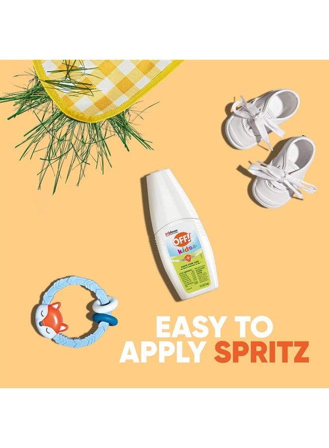 OFF! Kids Insect Repellent Spray, 100% Plant Based Oils, Safe for Use On Babies, Toddlers and Kids, 4 oz - Image 3