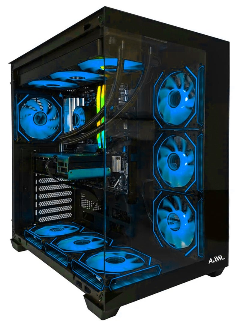 أجيال كمبيوتر ألعاب 9800X3D • بطاقة رسومات RTX 5070، ذاكرة وصول عشوائي DDR5 سعة 16 جيجابايت، قرص SSD من نوع NVMe سعة 1 تيرابايت، مزود طاقة 850 واط، نظام تبريد سائل 360 مم، هيكل بإضاءة ARGB، 6 مراوح (معالج AMD Ryzen 7 9800X3D، بطاقة رسومات RTX 5070)، نظام تشغيل Windows 11 Pro - Image 1