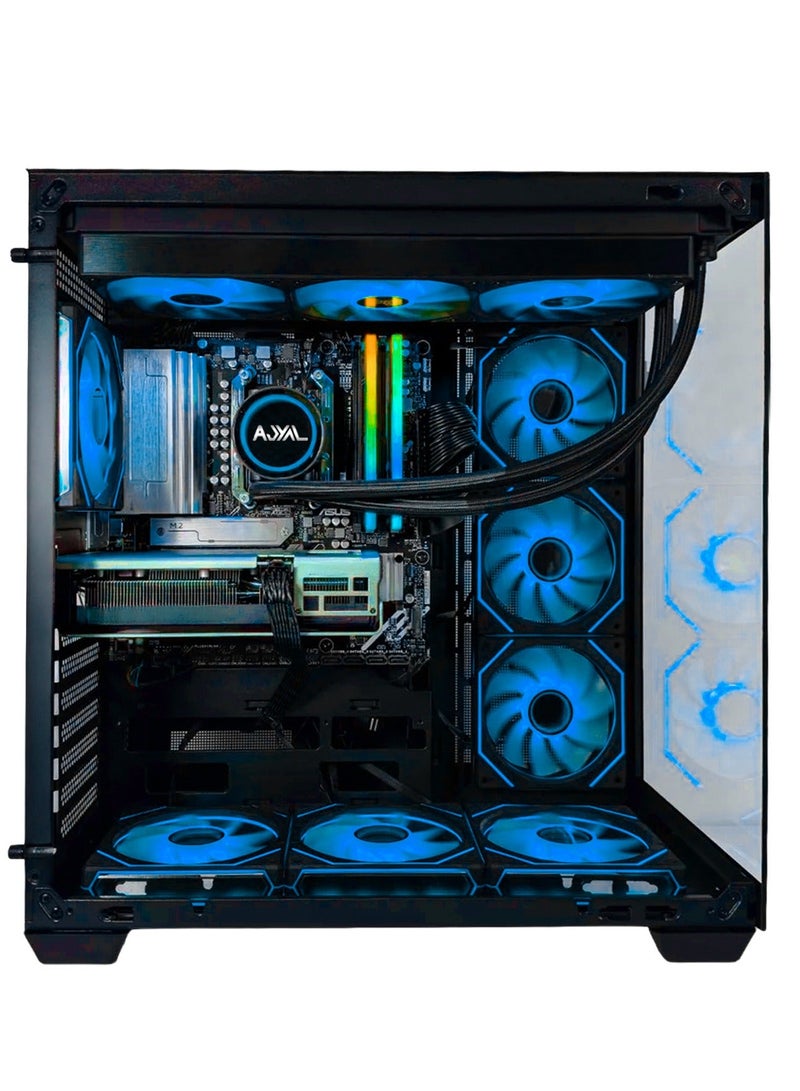 أجيال كمبيوتر ألعاب 9800X3D • بطاقة رسومات RTX 5070، ذاكرة وصول عشوائي DDR5 سعة 16 جيجابايت، قرص SSD من نوع NVMe سعة 1 تيرابايت، مزود طاقة 850 واط، نظام تبريد سائل 360 مم، هيكل بإضاءة ARGB، 6 مراوح (معالج AMD Ryzen 7 9800X3D، بطاقة رسومات RTX 5070)، نظام تشغيل Windows 11 Pro - Image 2