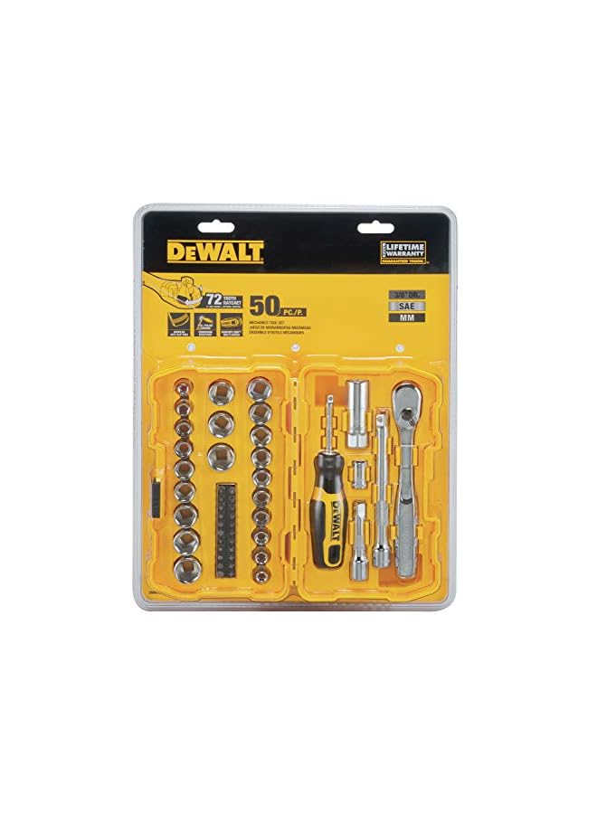 DEWALT Dwmt81611T 50 Pieces Mechanics Tool Set - Image 5