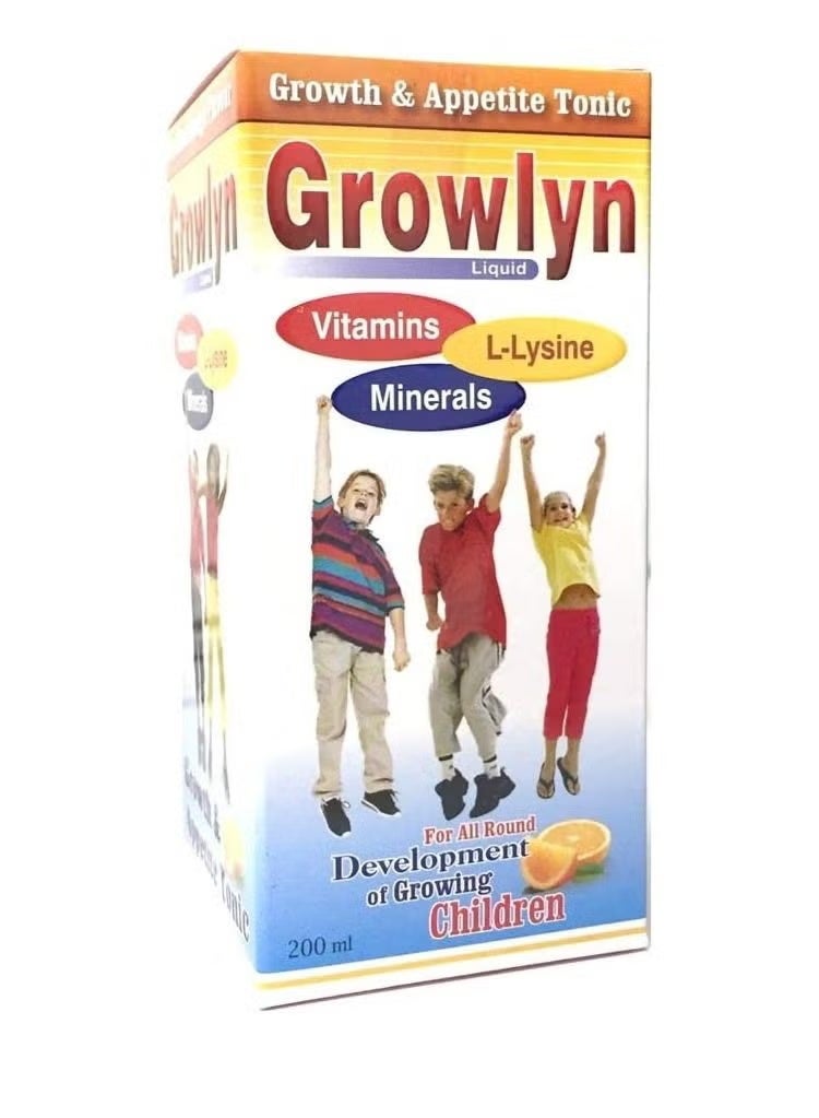 Growlyn Liquid 200ml – Appetite Booster, Supports Growth & Healthy Development