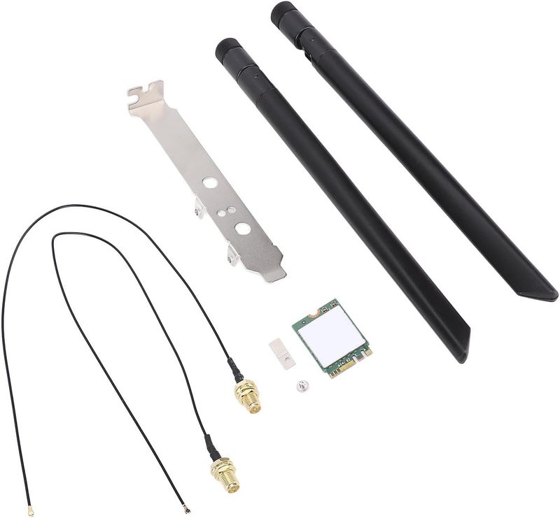 Dpofirs NGW Wireless Card, 1200 Mbit/S Transmission Speed M.2 Interface NGW WiFi Card for Laptop (External Antennae Bracket) - Image 1