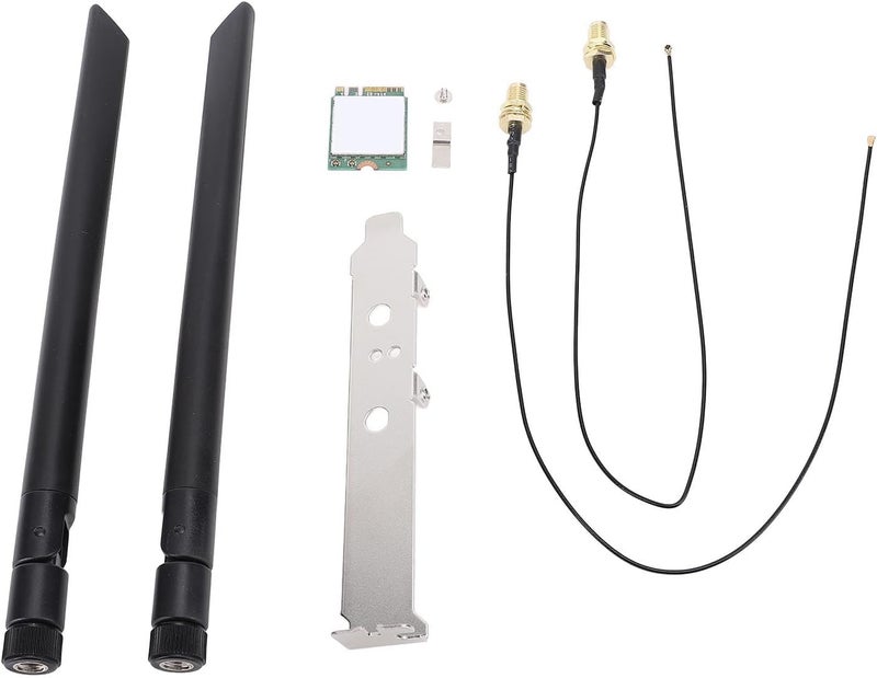 Dpofirs NGW Wireless Card, 1200 Mbit/S Transmission Speed M.2 Interface NGW WiFi Card for Laptop (External Antennae Bracket) - Image 2
